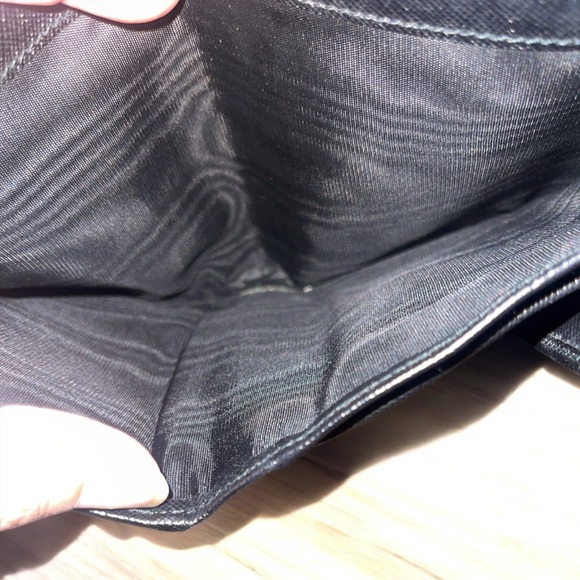 PRADA Tessato Black Nylon Tri-fold wallet - Picture 10 of 11